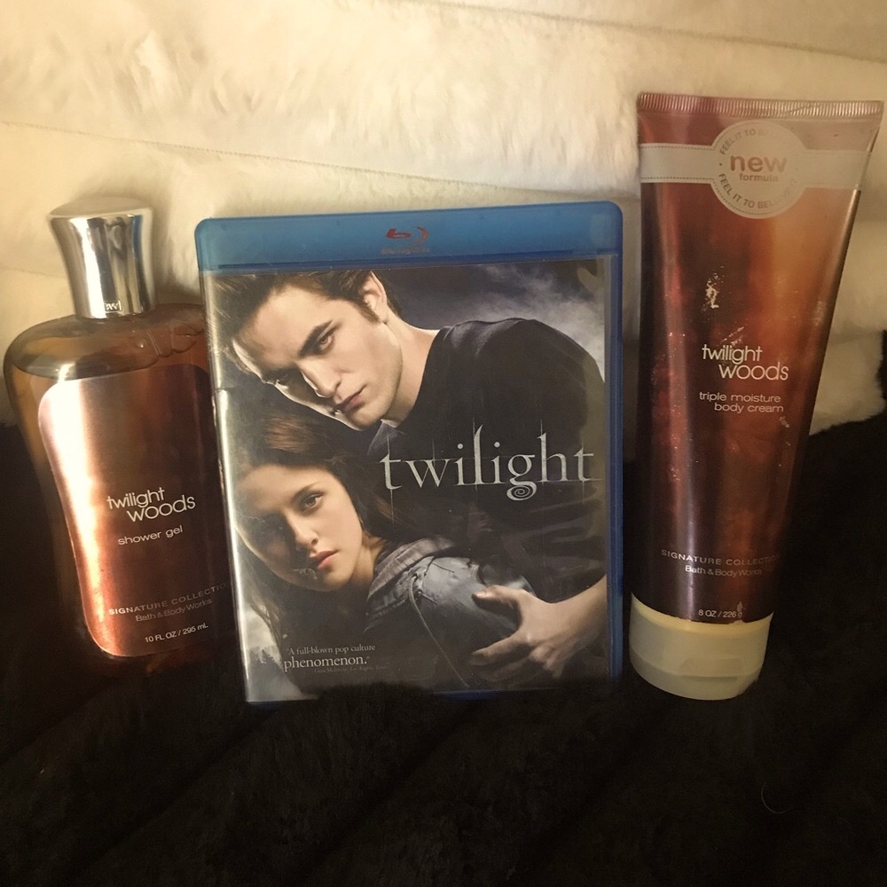 🟧Men’s Rare Bundle Bath & Body Works Twilight WoodsShower Gel & Body Cream/Movie
